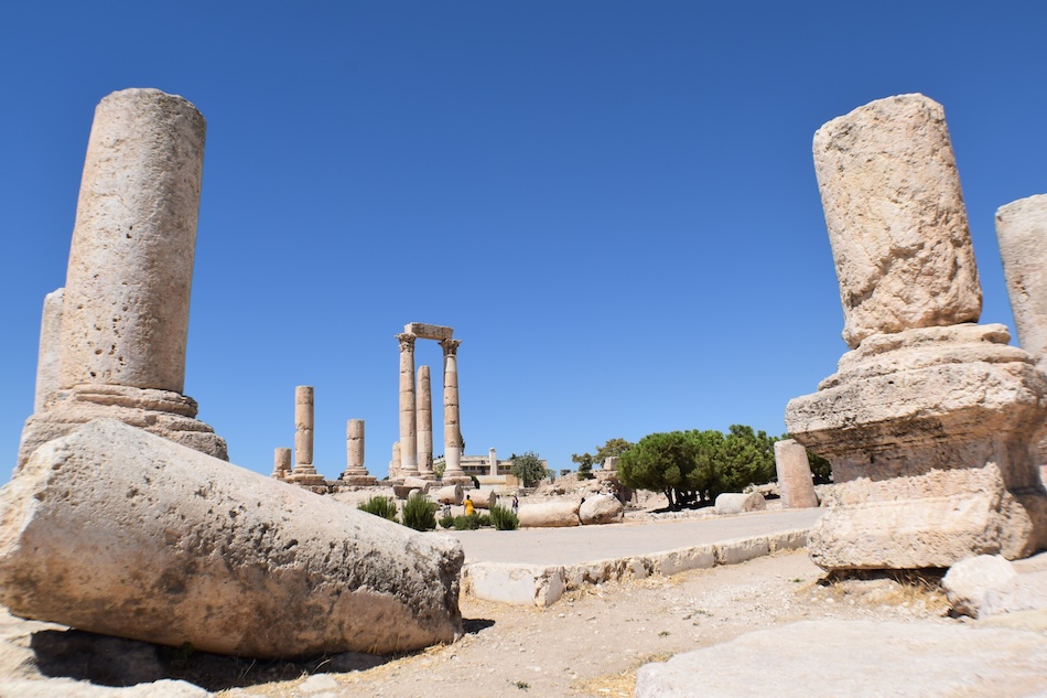 amman-rovine-romane Antiche rovine della Cittadella di Amman