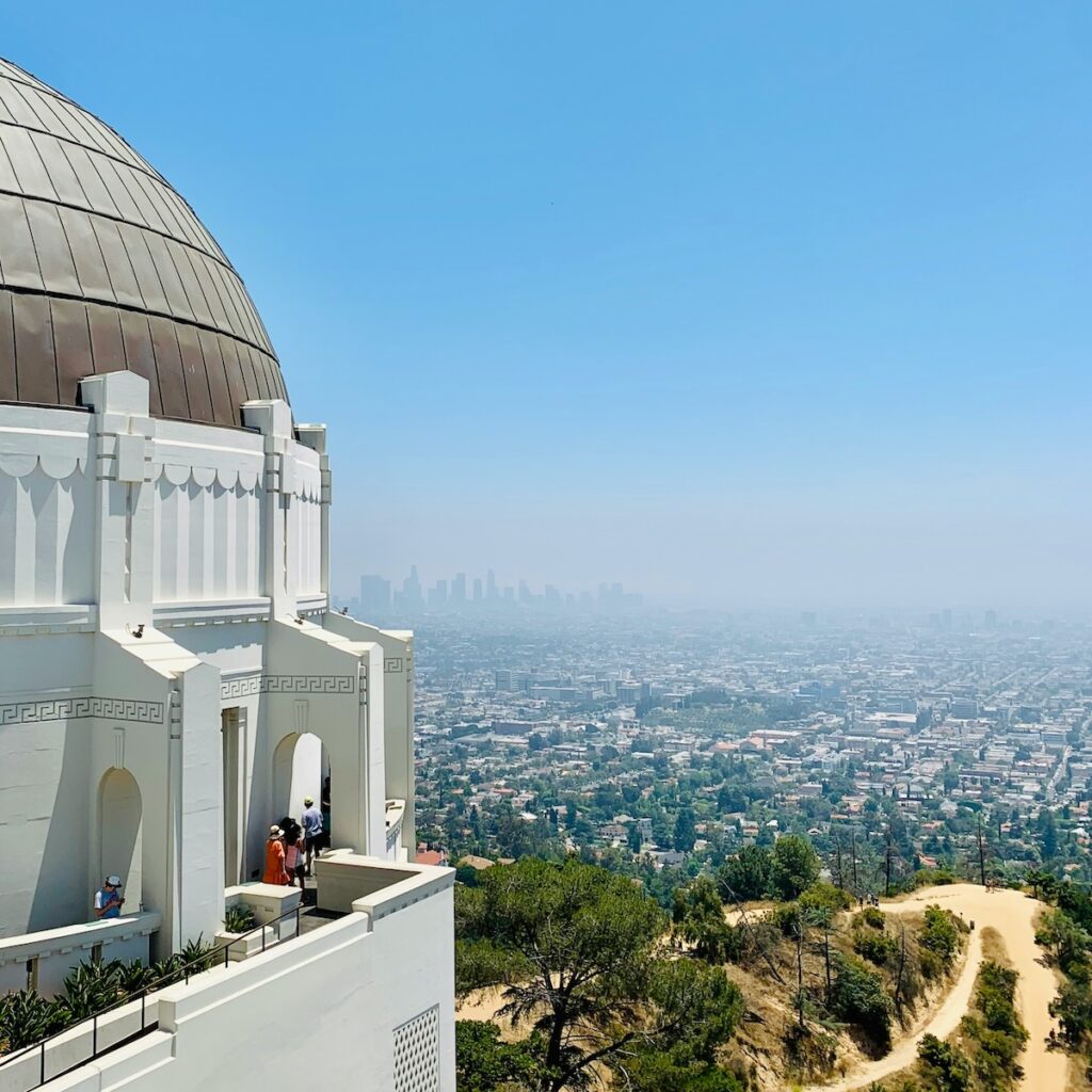 california-los-angeles-griffith-observatory Vista panoramica dal Griffith Observatory