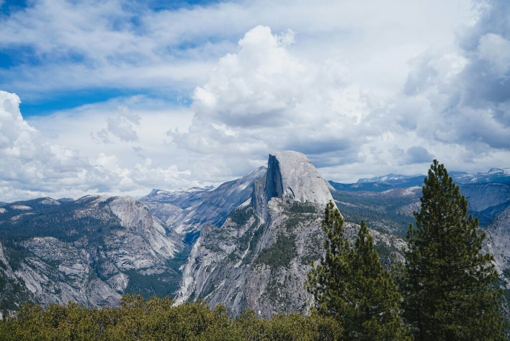 california-yosemite-half-dome-grandview Hald Dome a Yosemite: una cupola perfettamente tagliata a metà