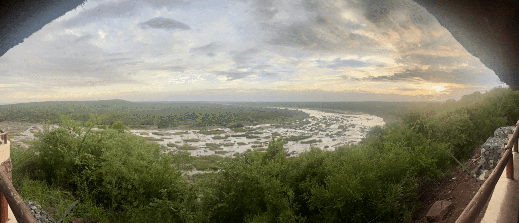 olifants VIsta panoramica dalla terrazza di Olifants