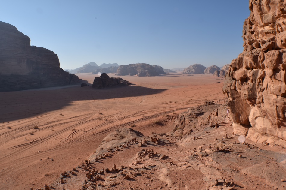wadi-rum-panoramica Il paesaggio marziano del Wadi Rum