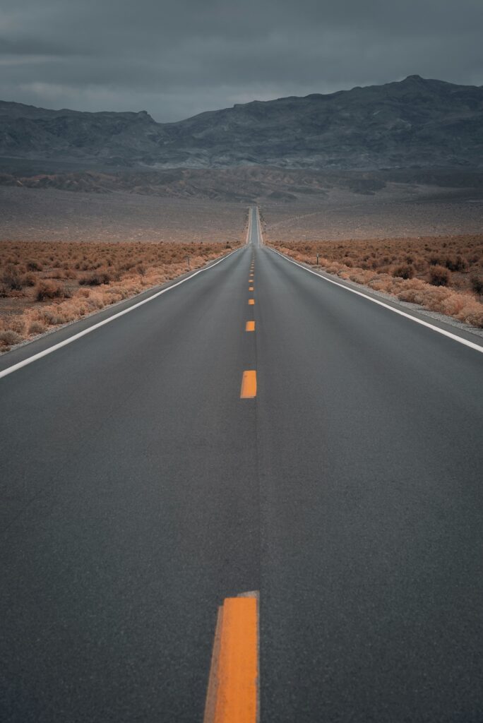 west-usa-strade-infinite Strada infinite nella Death Valley